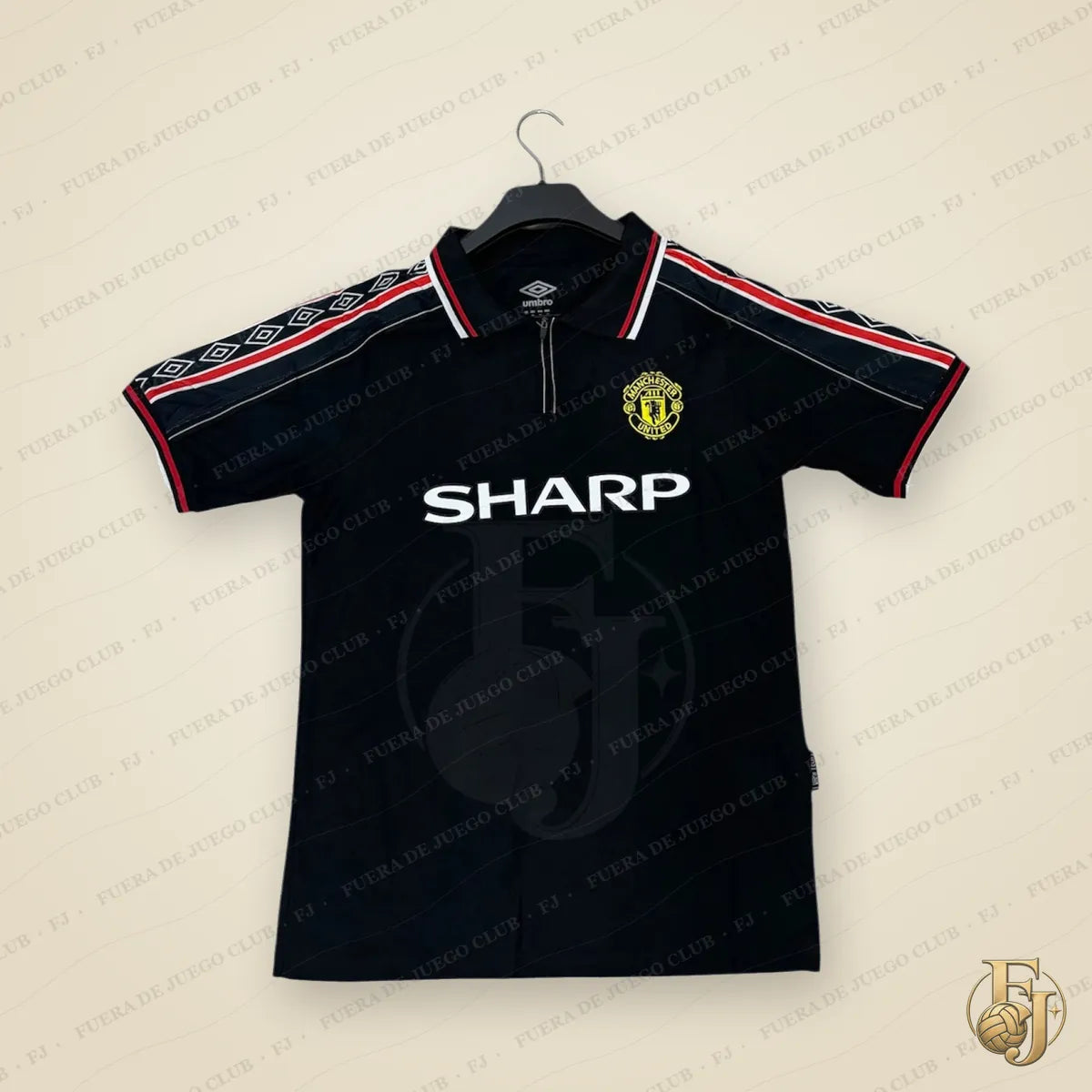 Camiseta Manchester United Retro 1998 - Fuera de Juego Club