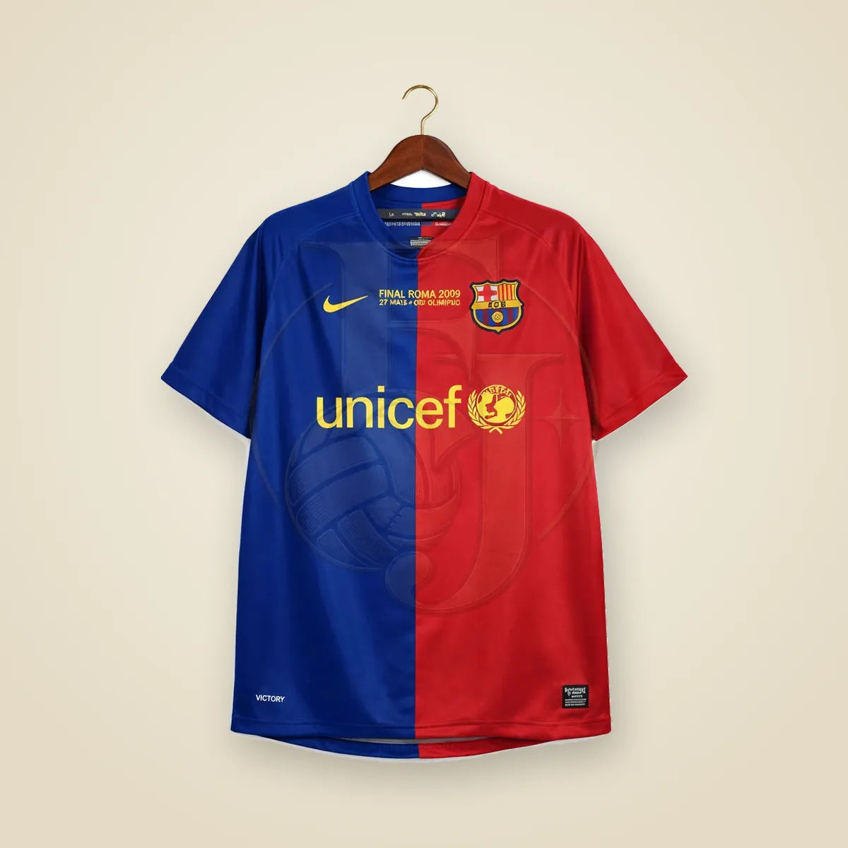 Camiseta Barcelona Retro 2009 - Fuera de Juego Club