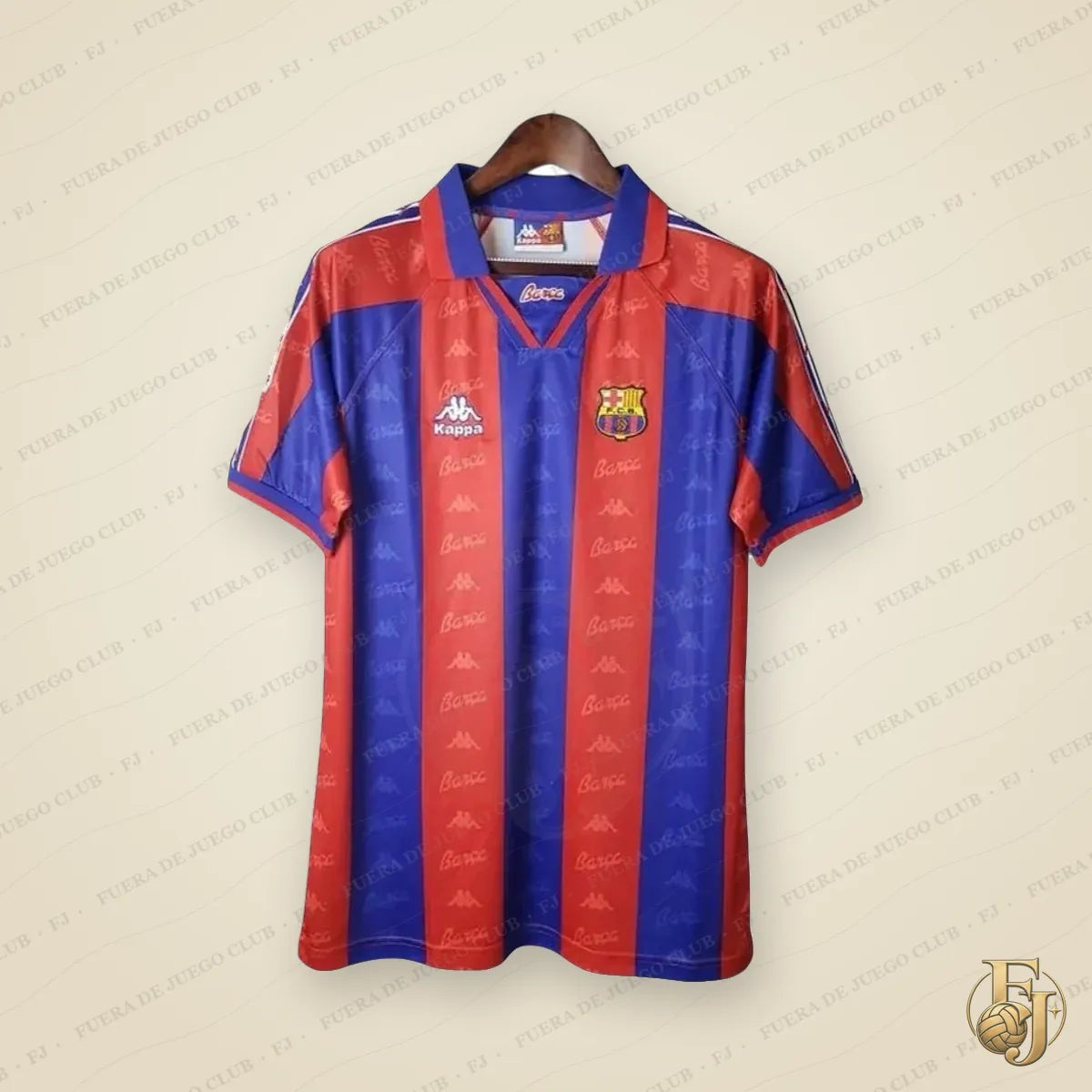 Camiseta Barcelona Retro 1996/97 - Fuera de Juego Club