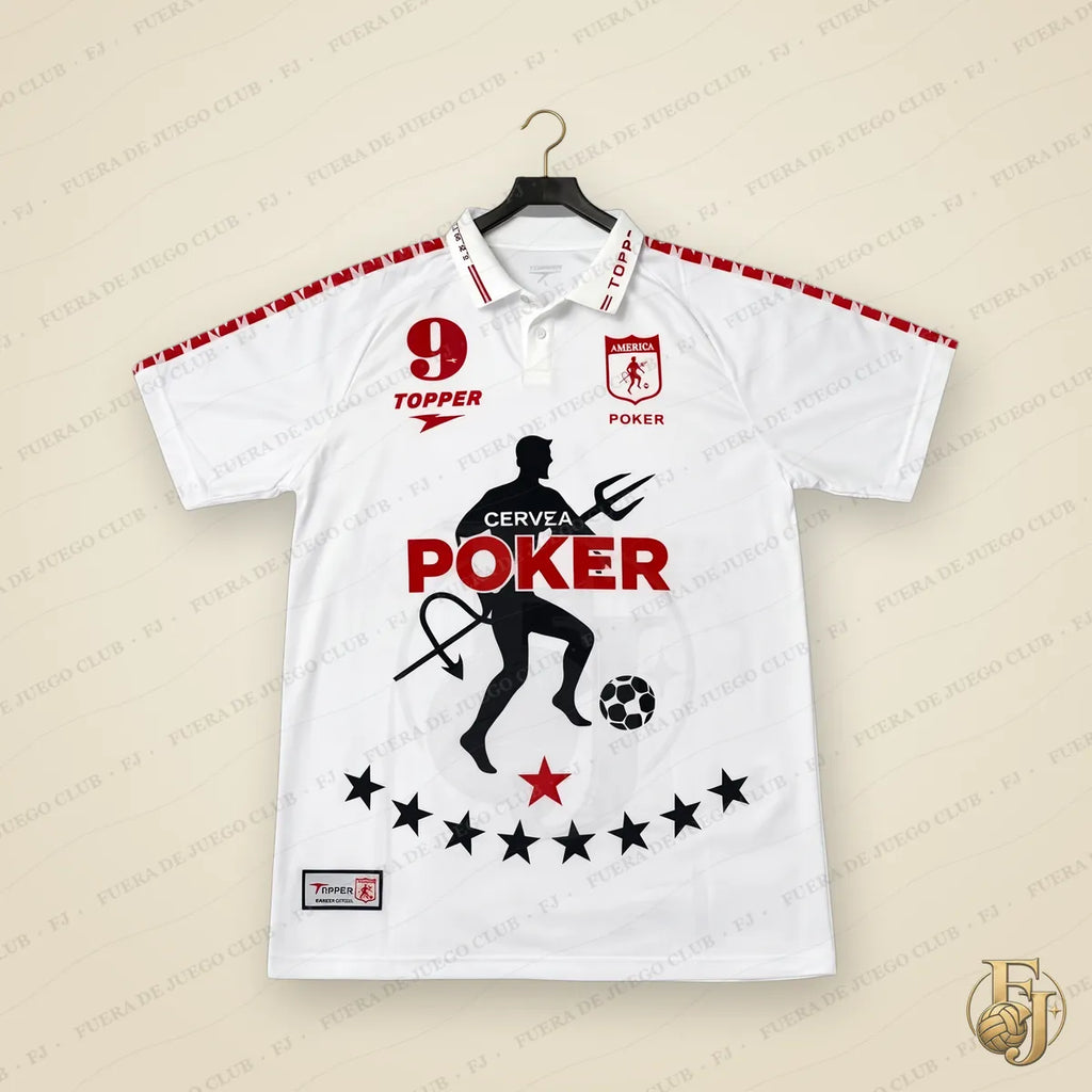 Camiseta América de Cali Retro 1997 Visitante - Fuera de Juego Club