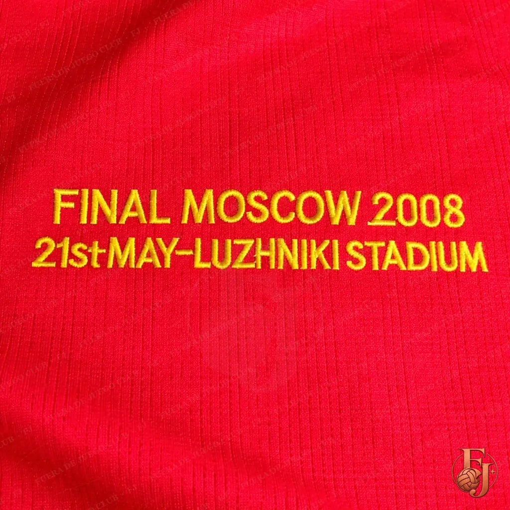 Camiseta Manchester United Retro 2008 - Fuera de Juego Club