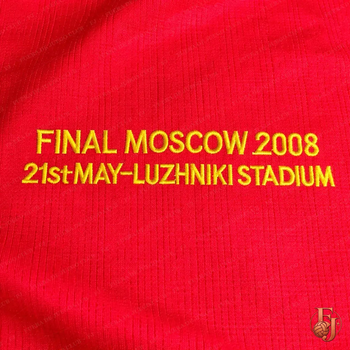 Camiseta Manchester United Retro 2008 - Fuera de Juego Club