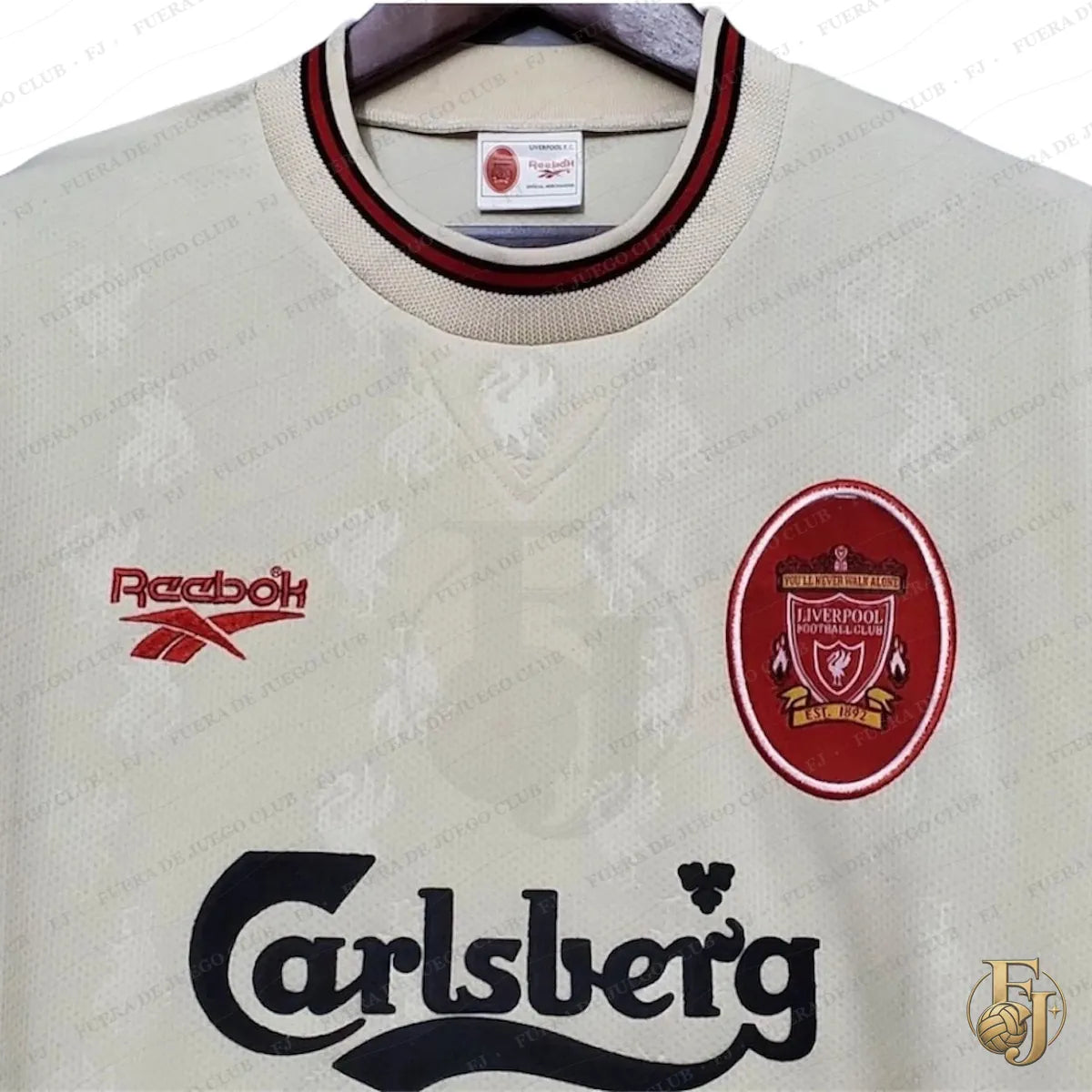 Camiseta Liverpool Retro 1996 - Fuera de Juego Club