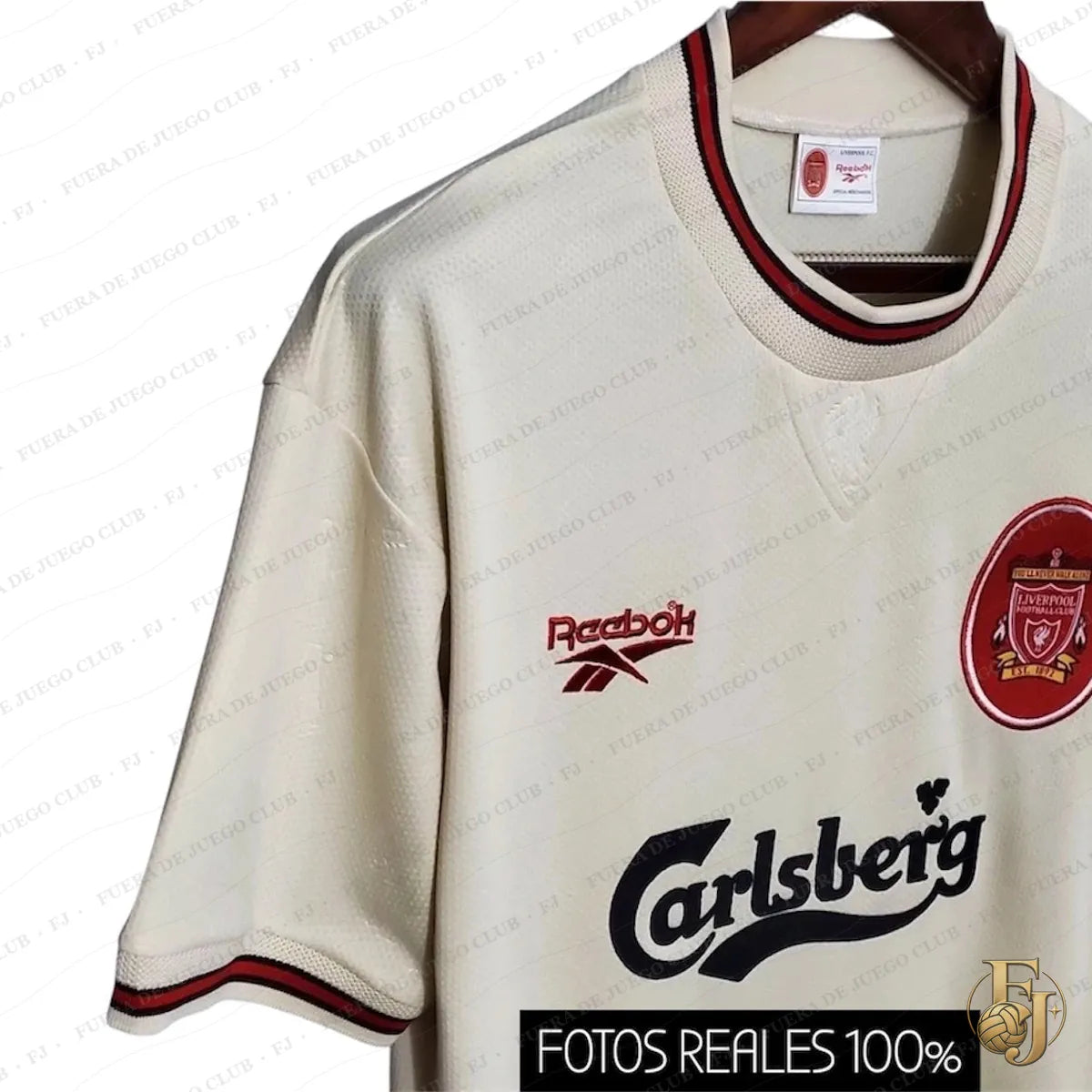 Camiseta Liverpool Retro 1996 - Fuera de Juego Club