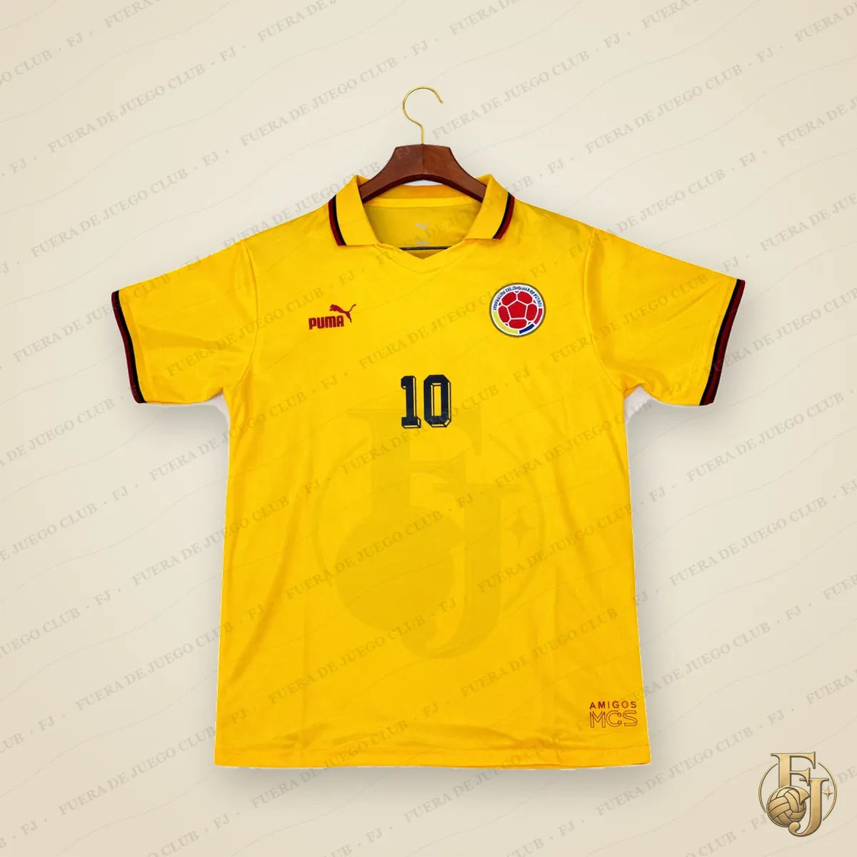 Camiseta Colombia Retro 1987 - Fuera de Juego Club