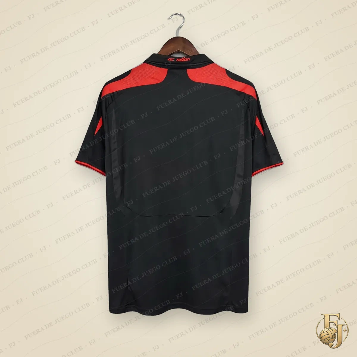 Camiseta AC Milán Retro 2007 Alternativa - Fuera de Juego Club