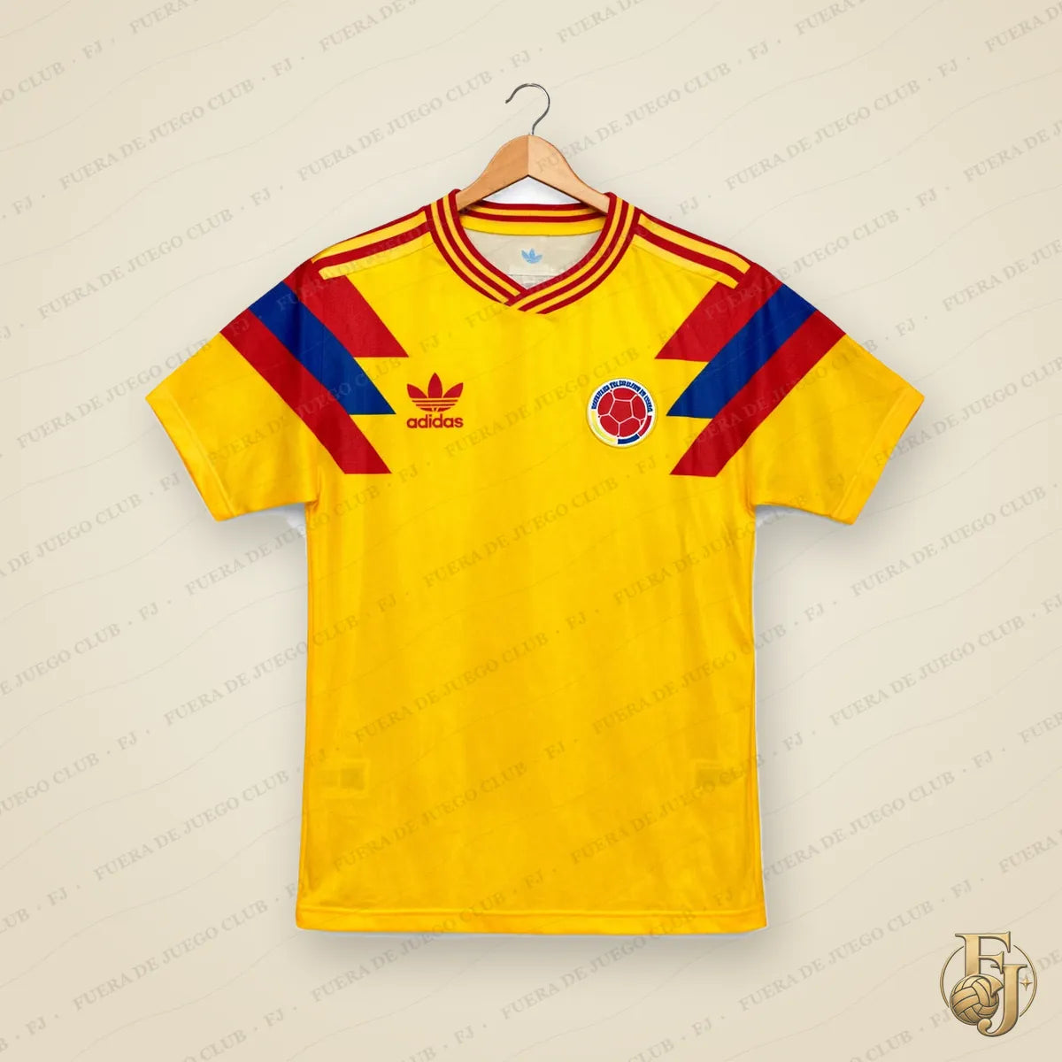 Camiseta Colombia Retro 1990 Local - Fuera de Juego Club