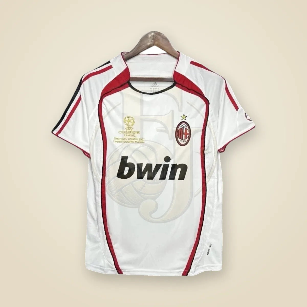 Camiseta AC Milán Retro 2007 Visitante - Fuera de Juego Club
