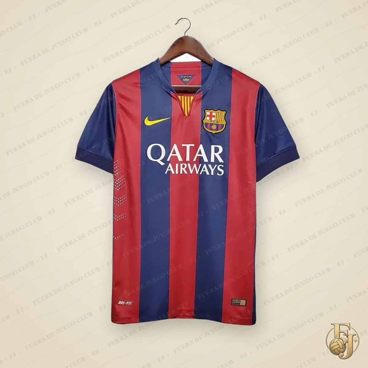 Camiseta Barcelona Retro 2015 - Fuera de Juego Club