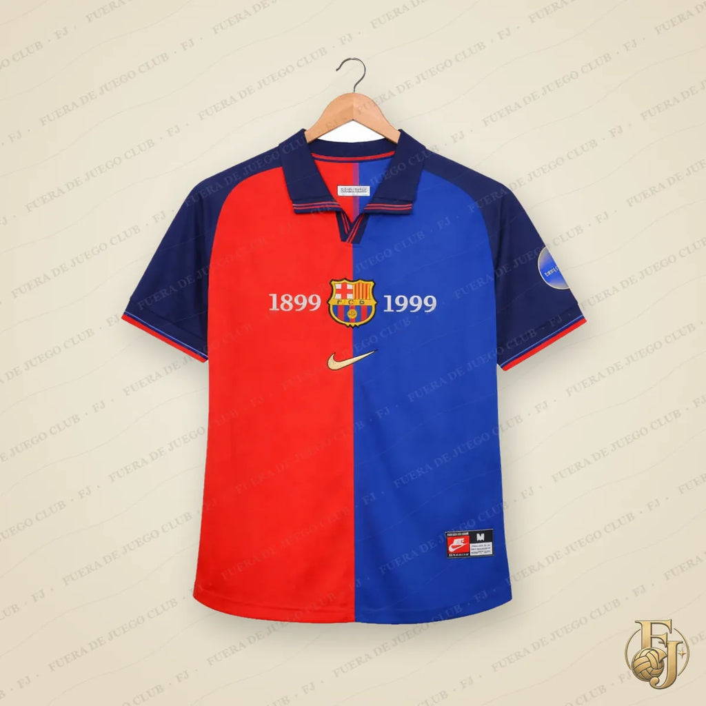 Camiseta Barcelona Retro 1999 - Fuera de Juego Club