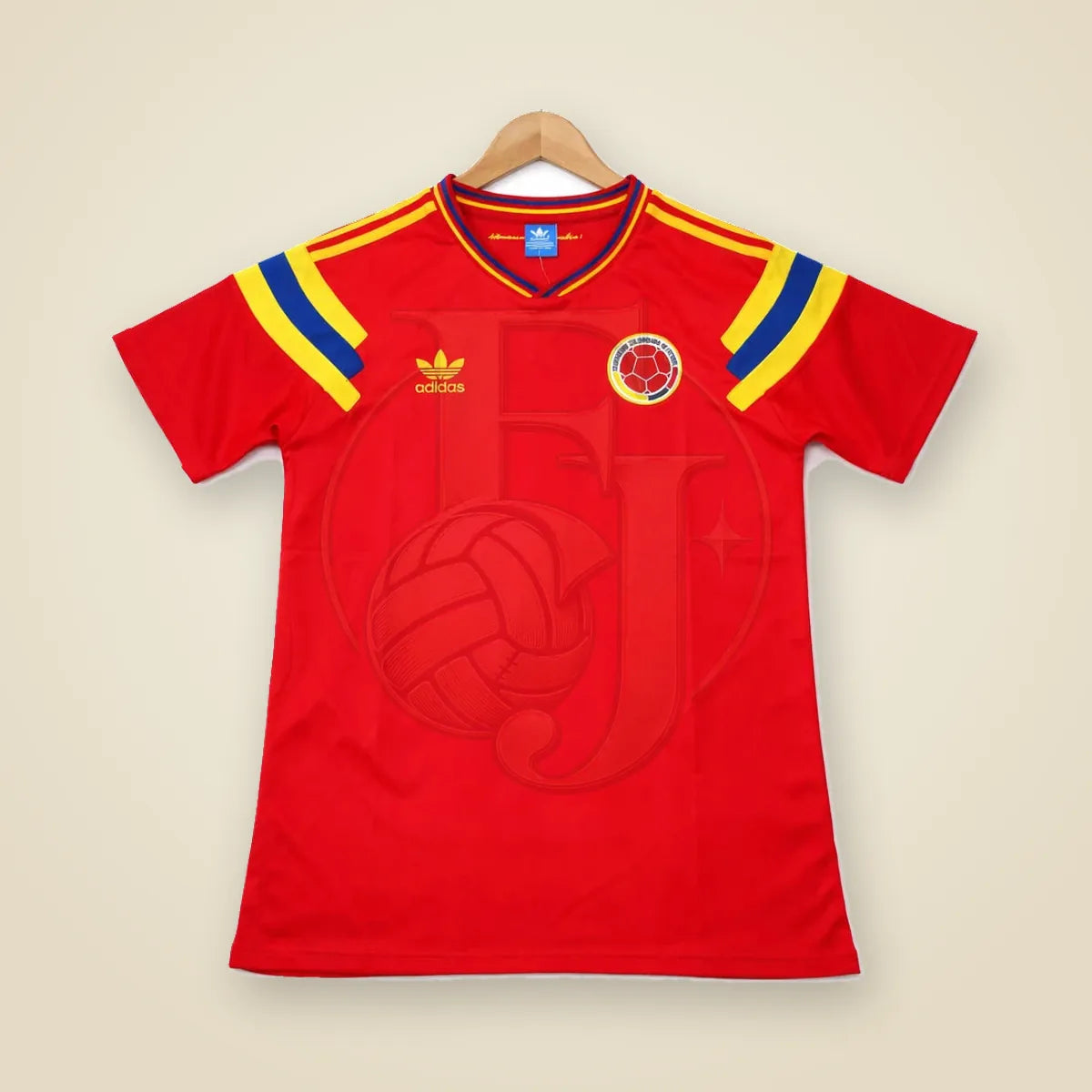 Camiseta Colombia Retro 1990 Visitante - Fuera de Juego Club