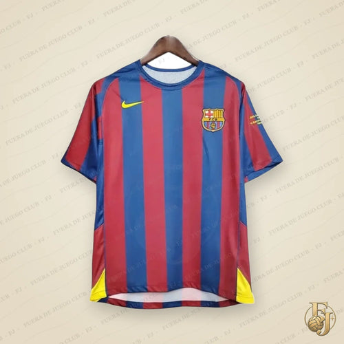 Camiseta Barcelona Retro 2006 - Fuera de Juego Club