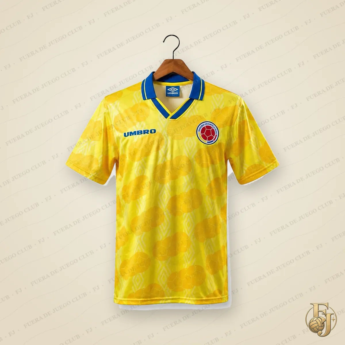 Camiseta Colombia Retro 1994 - Fuera de Juego Club