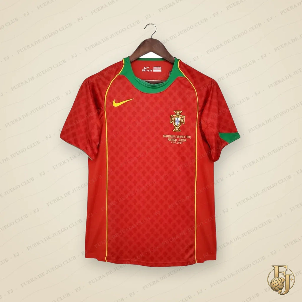 Camiseta Portugal Retro 2004 - Fuera de Juego Club