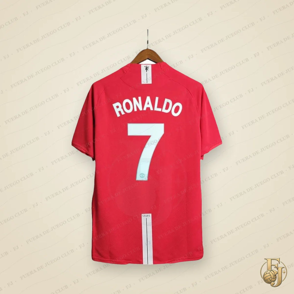 Camiseta Manchester United Retro 2008 - Fuera de Juego Club